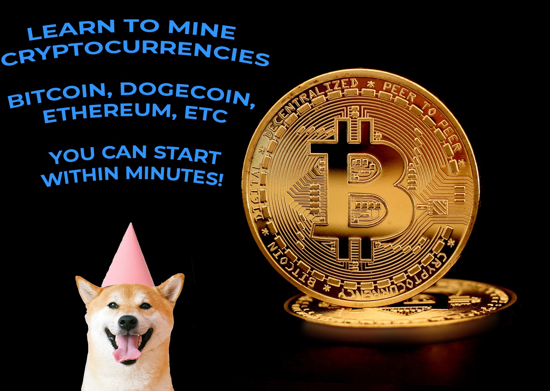 Mining bitcoin, dogecoin, ethereum